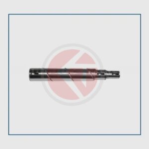 Massey Ferguson P3/P6 oil shaft assembly with groove, reference 750001, part number 4010.