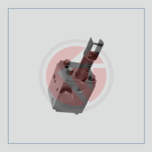 Swaraj oversize 2-pin hydraulic lift distributor assembly, part number 5025-A.