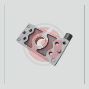 Swaraj small hydraulic pump plate with bush, reference P-281101, part number 5026.