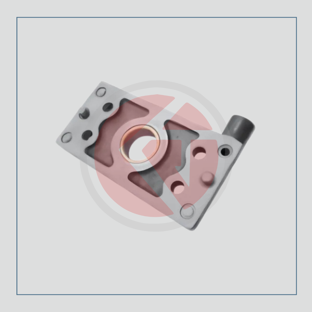 Swaraj small hydraulic pump plate with bush, reference P-281101, part number 5026.