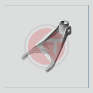 Massey Ferguson 1035/245 small investment casting gear fork, reference 180443M1, part number 4023.