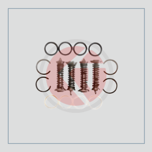 Standard valve chamber full kit for Massey Ferguson 245 tractor, part number 4045.