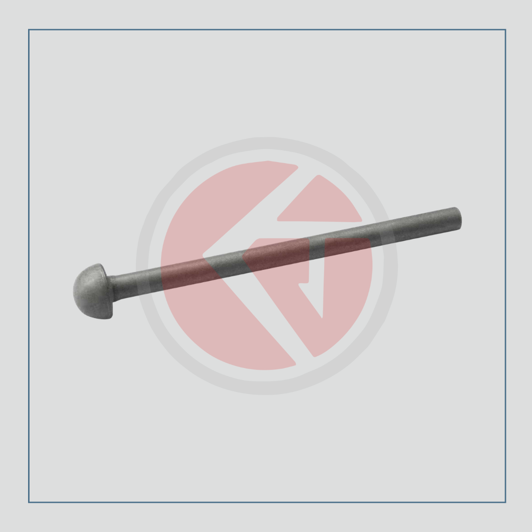 Massey Ferguson round head lock type control valve pin, reference 189364M91, part number 4085.