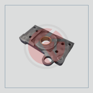 Massey Ferguson 241 small front hydraulic pump plate with bush and screw, part number 4147.