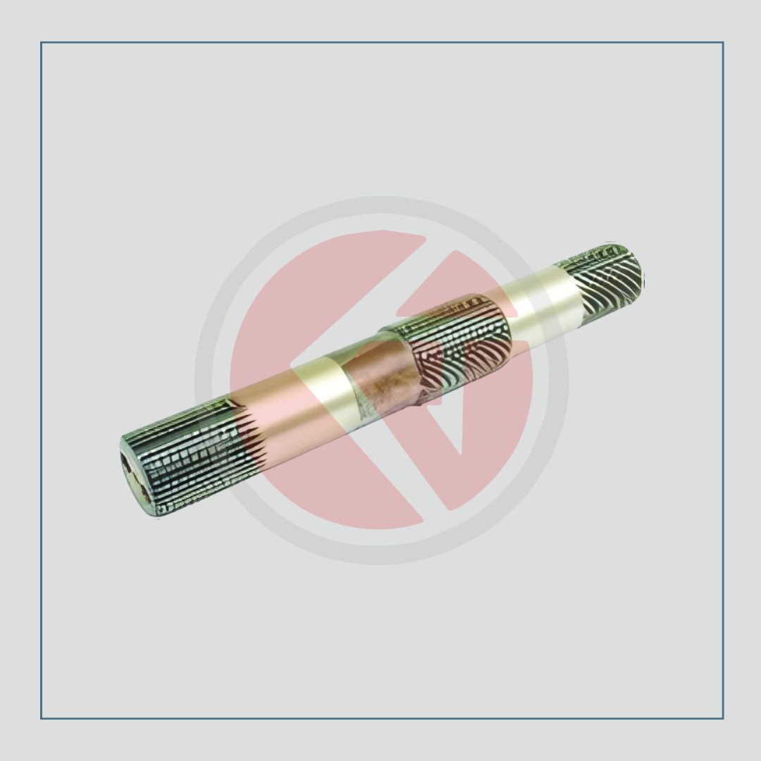 Massey Ferguson 37-spline three hole hydraulic lift arm shaft, reference 184359M2, part number 4193.