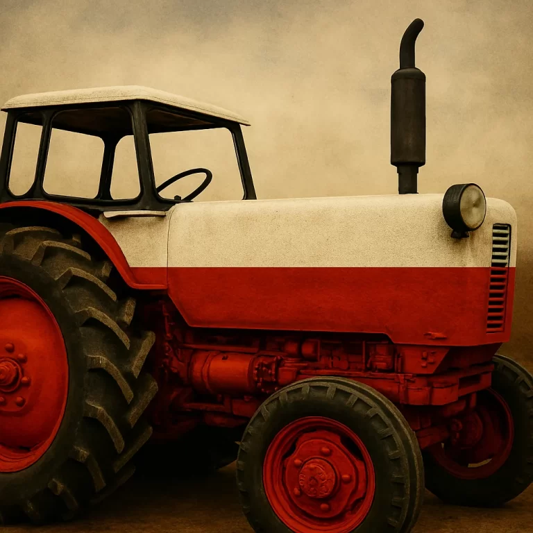 Classic agricultural tractor symbolizing durable farming equipment and long-lasting tractor performance.