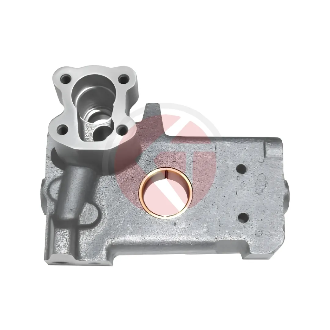 4092 Hyd. Pump Plate (Big) Rear With Bush Relief Valve Thred 9/16 Unf Mf -245 - 1665609M92 / 1696260M1