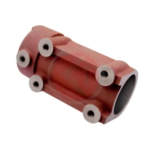 Swaraj 2-hole red ram cylinder, reference 0280002E, part number 5010.
