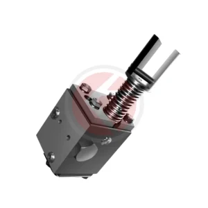 Swaraj oversize 2-pin hydraulic lift distributor assembly, part number 5025-A.