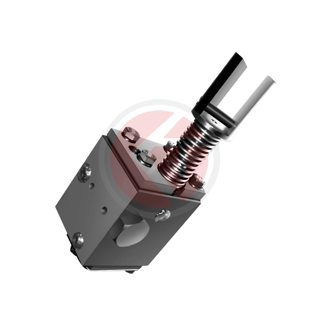 Swaraj oversize 2-pin hydraulic lift distributor assembly, part number 5025-A.