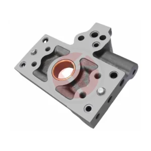 Swaraj large hydraulic pump plate with bush, reference P-281200, part number 5027.