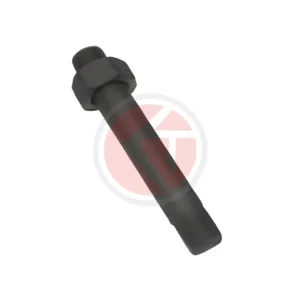 Hyd Ram Cylinder Stud with Nut Big 9/16" UNF x 4" 1667579M1 / 899257M1